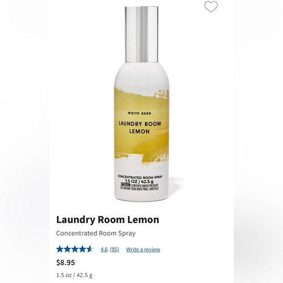 3) “LAUNDRY ROOM LEMON” Concentrated Room Spray ea 1.5 oz / 42.5 g, B&BW/WB, NWT - Picture 1 of 5
